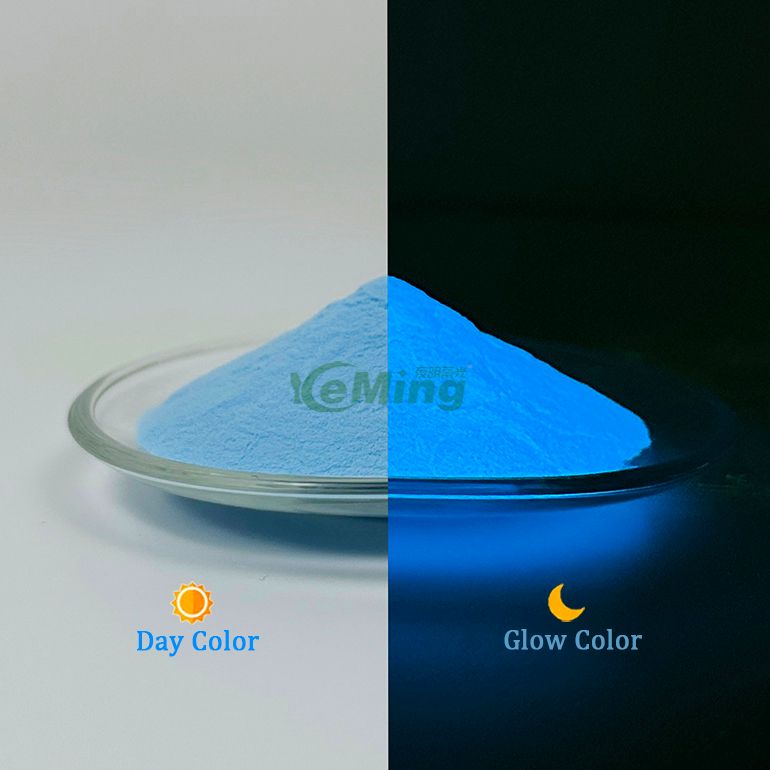 Factory Wholesale Strontium Aluminate Powder Blue Glow Powder