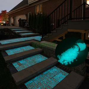 Glow in The Dark Pebbles for Pool Driveway Garden Decoration Glow Stones