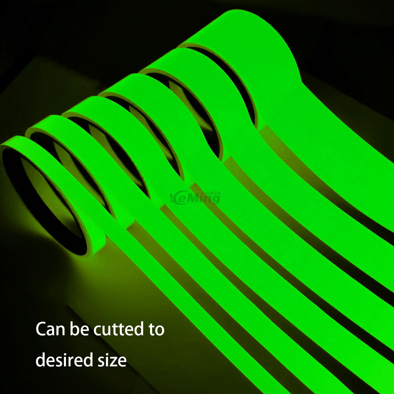 Neon luminous night glowing tape self-adhesive waterproof glow in the dark tape for stairs stage wall lamp decoration