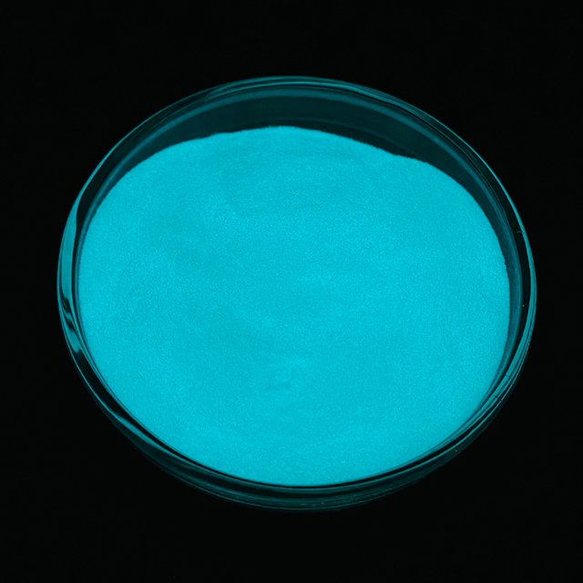 Large Particle Size100um-150um- Aqua Photoluminescent Pigment Powder